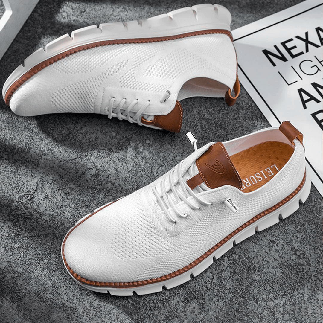 Ole | Men's Cushioned Mesh Lace-Up Sneakers