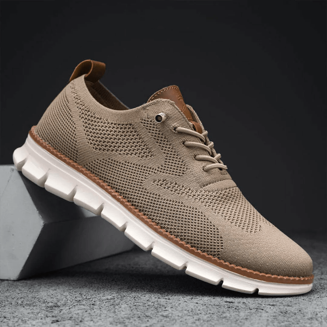 Ole | Men's Cushioned Mesh Lace-Up Sneakers