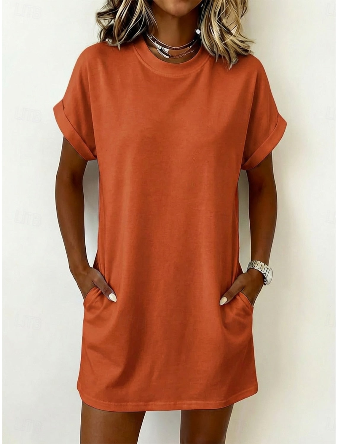 Sonja | Women's Relaxed Pocket Mini Dress