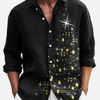 Falk | Christmas Blouse Button-Down Shirt for Men