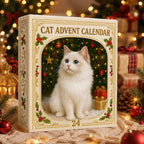 Milo | Advent Calendar Christmas Gift with 24 Cat Figurines
