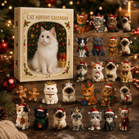 Carly | Cat Advent Calendar Christmas Gift with 24 Mini Figurines