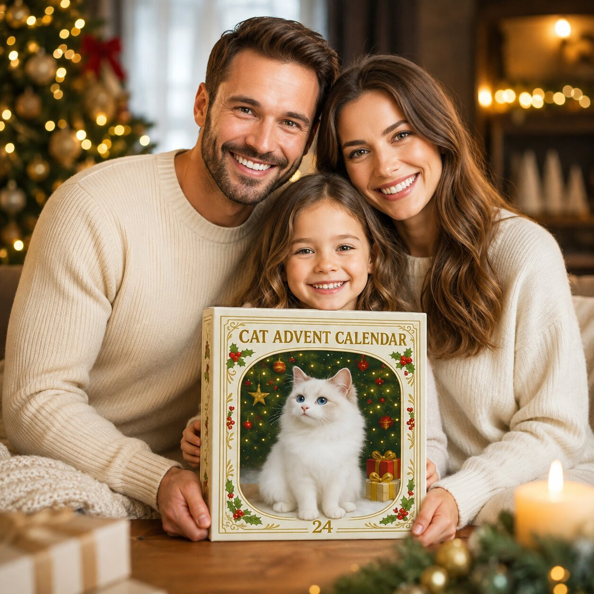 Milo | Advent Calendar Christmas Gift with 24 Cat Figurines
