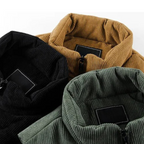 Jesse | Men's Corduroy Front-Zip Vest with Pockets