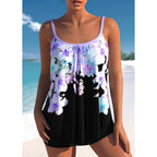 Alessia | Women's High-Waist Tie Tankini – Beach & Poolside