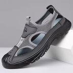 Brent | Men's Mesh Closed-Toe Sandals with Cut-Outs