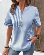 Monroe Soft Striped Blouse