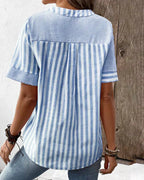 Monroe Soft Striped Blouse