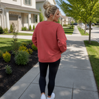 Sienna | Women's Oversized Kangaroo Pocket Crewneck Sweatshirt