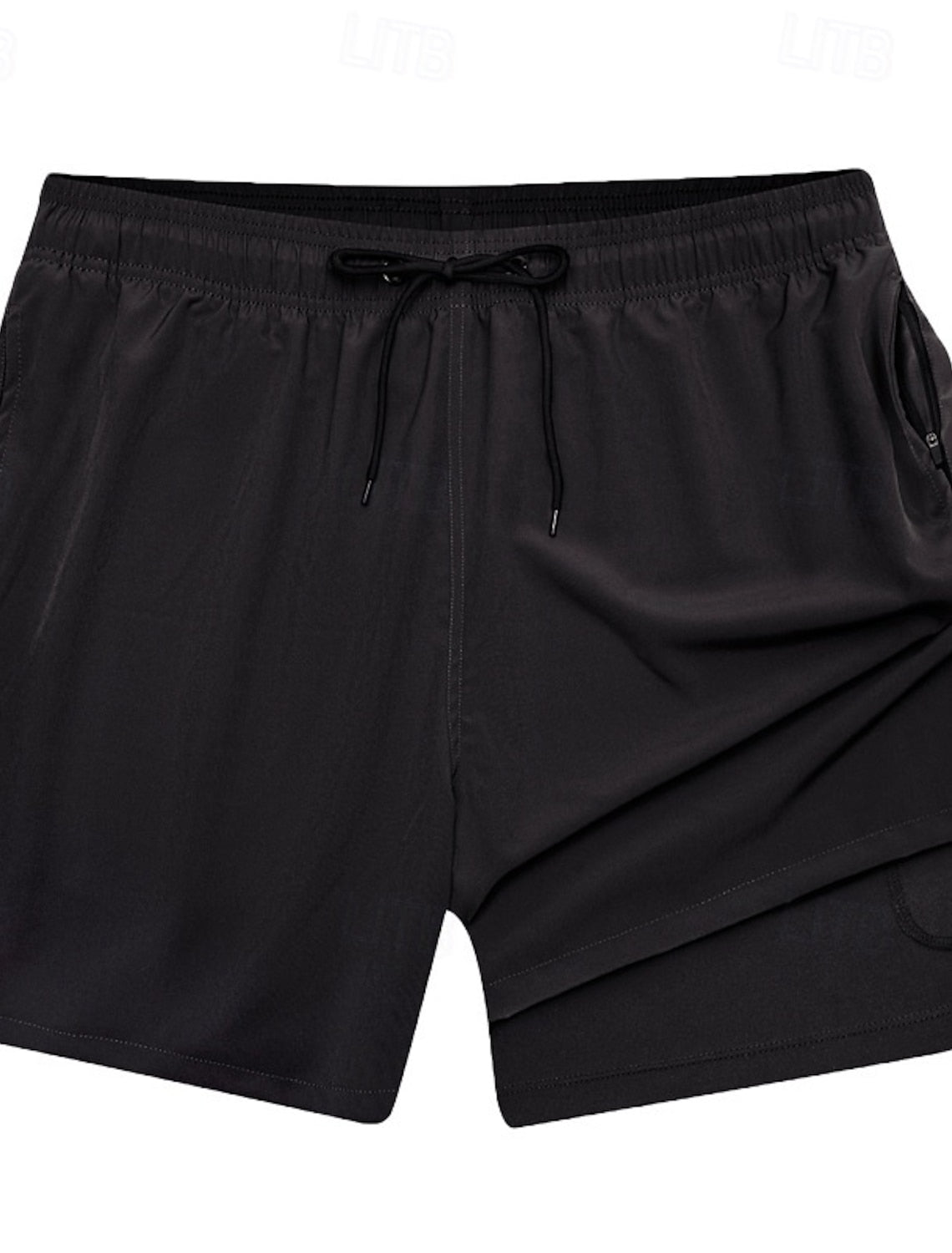 Warren | Men's Layered Drawstring Board Shorts with Pockets