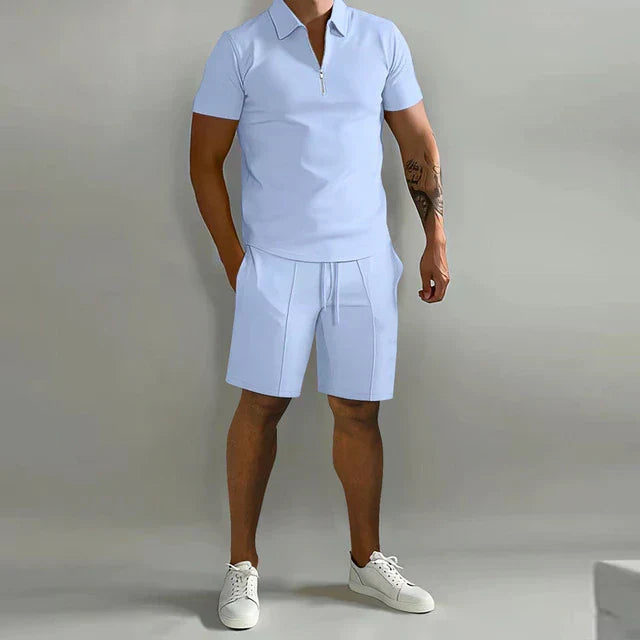 Ruben | Men's Polo and Shorts Two-Piece Summer Set