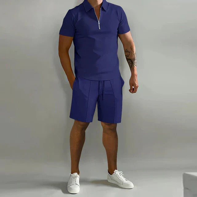 Ruben | Men's Polo and Shorts Two-Piece Summer Set