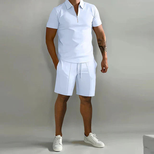 Ruben | Men's Polo and Shorts Two-Piece Summer Set