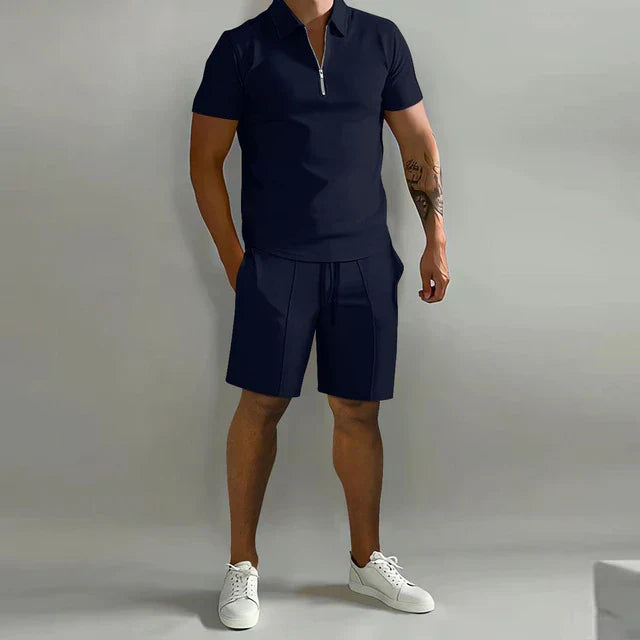 Ruben | Men's Polo and Shorts Two-Piece Summer Set