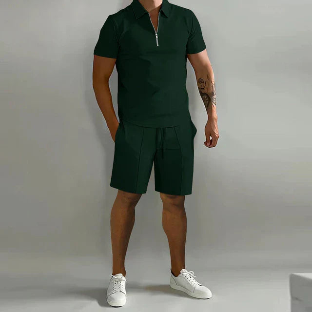 Ruben | Men's Polo and Shorts Two-Piece Summer Set