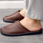 Brian | Men's Clog Slippers with Stitched Trim