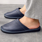 Brian | Men's Clog Slippers with Stitched Trim
