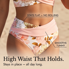 Nienke | Women's Wrap V-Neck High-Waist Bikini Set