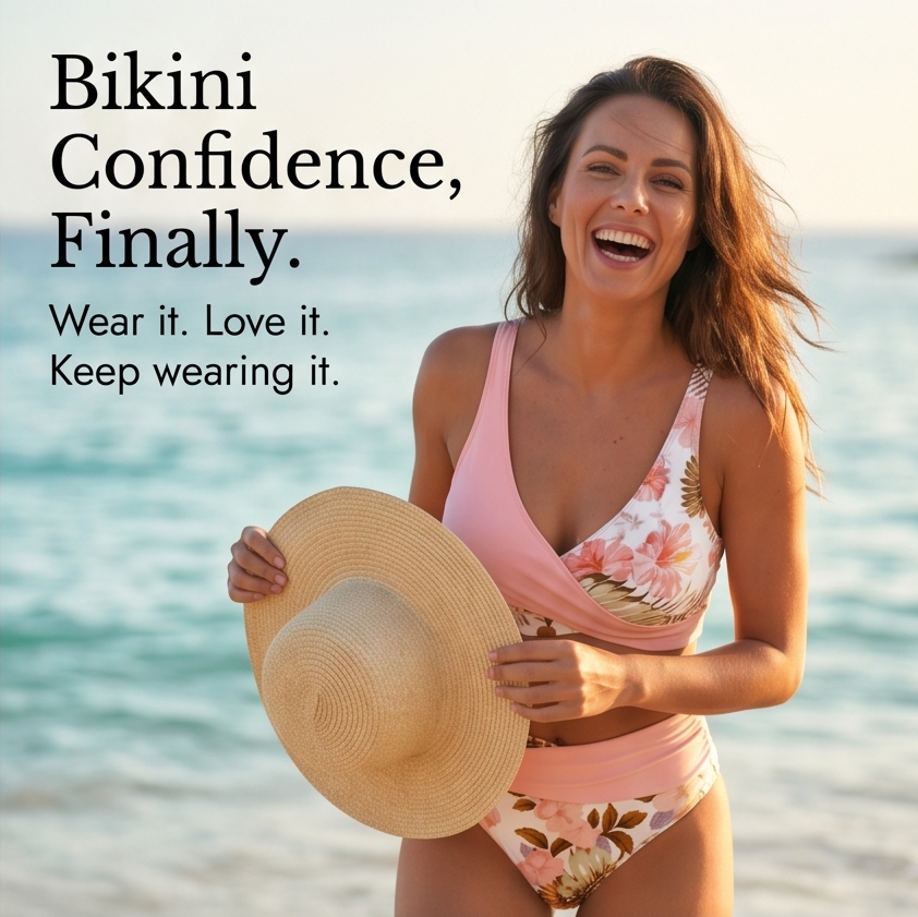 Nienke | Women's Wrap V-Neck High-Waist Bikini Set