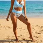 Nienke | Women's Wrap V-Neck High-Waist Bikini Set