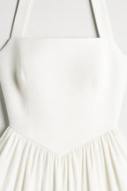 Oleandra | Women's Halter Neck A-Line Cocktail Dress Midi