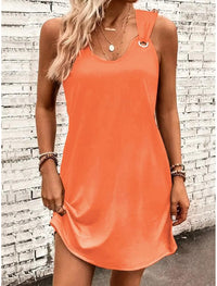 Sabrina | Women's Halter Ring-Strap Mini Dress