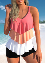 Alessia | Women's High-Waist Tie Tankini – Beach & Poolside