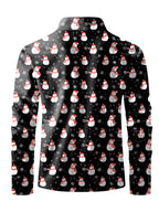 Rutger | Men's Christmas Blouse Printed Button-Up Shirt
