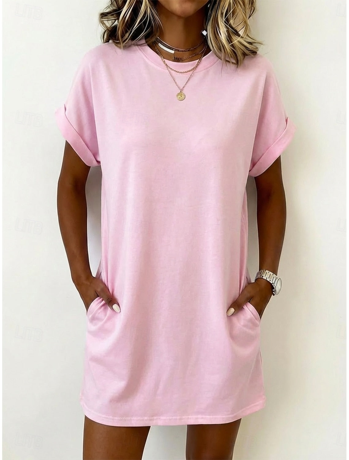 Sonja | Women's Relaxed Pocket Mini Dress