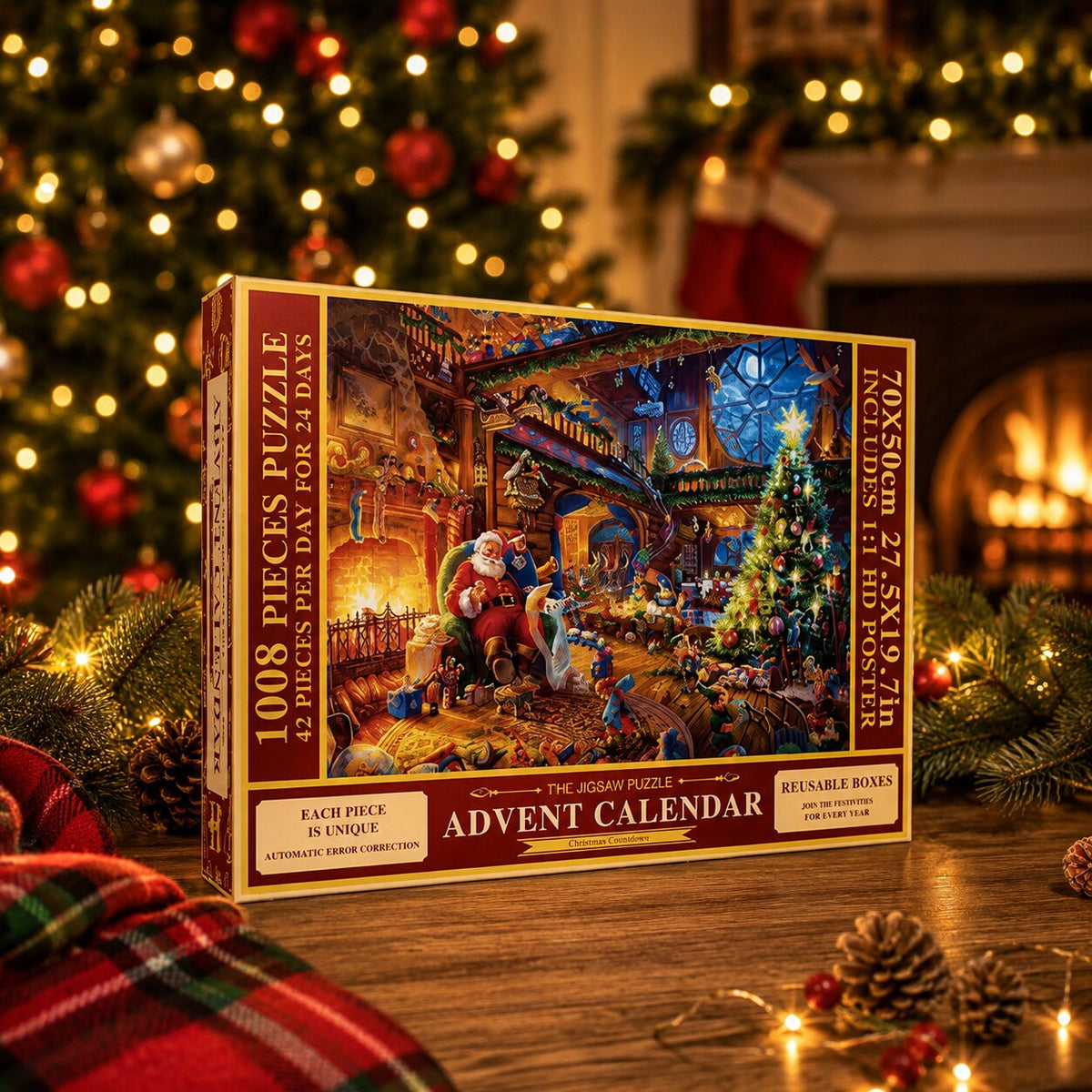 Fien | Advent Calendar Christmas Gift, Men's 1008-Piece Winter