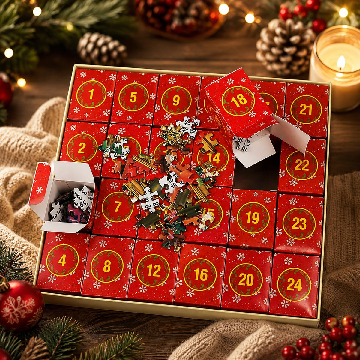 Fien | Advent Calendar Christmas Gift, Men's 1008-Piece Winter