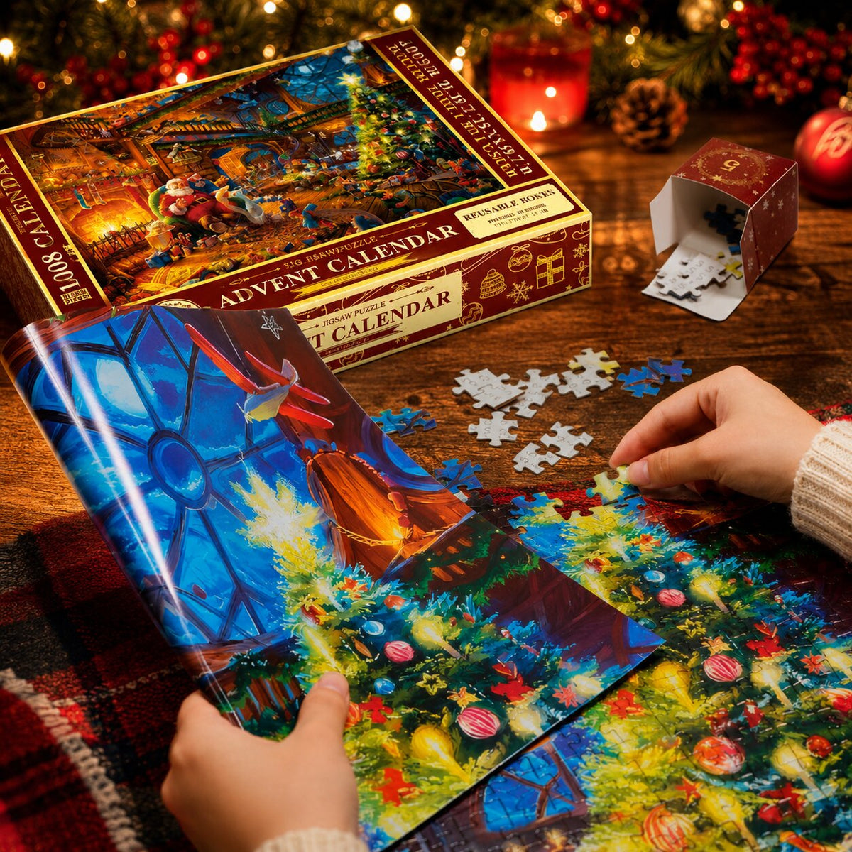 Fien | Advent Calendar Christmas Gift, Men's 1008-Piece Winter