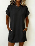 Sonja | Women's Relaxed Pocket Mini Dress
