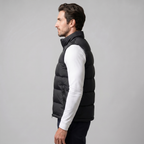 Henrik | Men's Quilted Stand-Collar Gilet with Zip Pockets