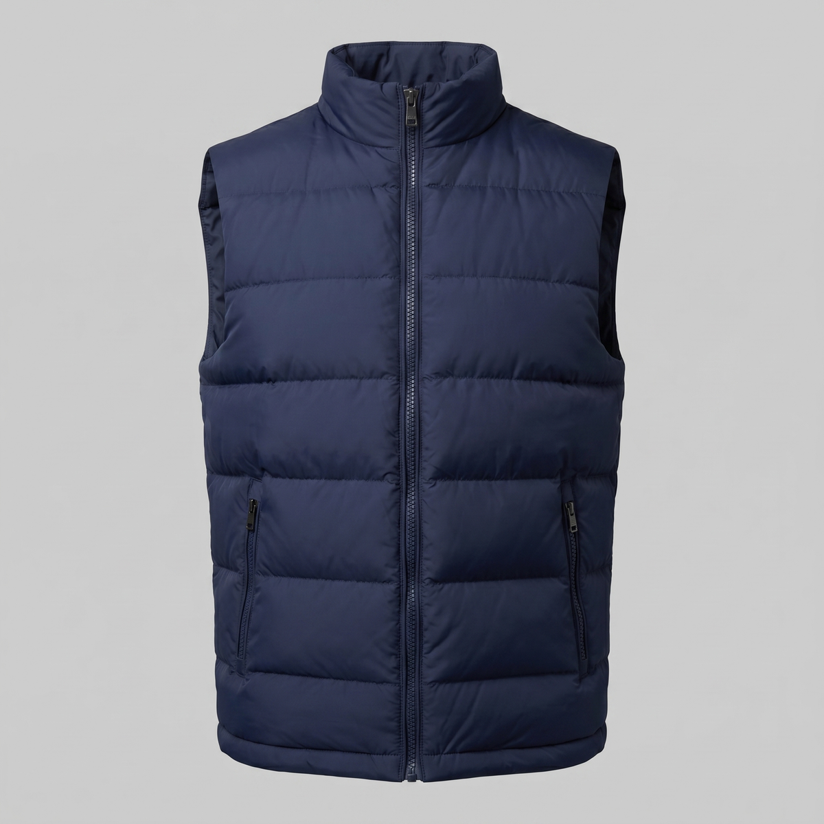 Henrik | Men's Quilted Stand-Collar Gilet with Zip Pockets