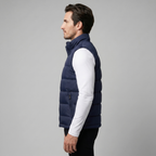 Henrik | Men's Quilted Stand-Collar Gilet with Zip Pockets