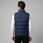 Henrik | Men's Quilted Stand-Collar Gilet with Zip Pockets