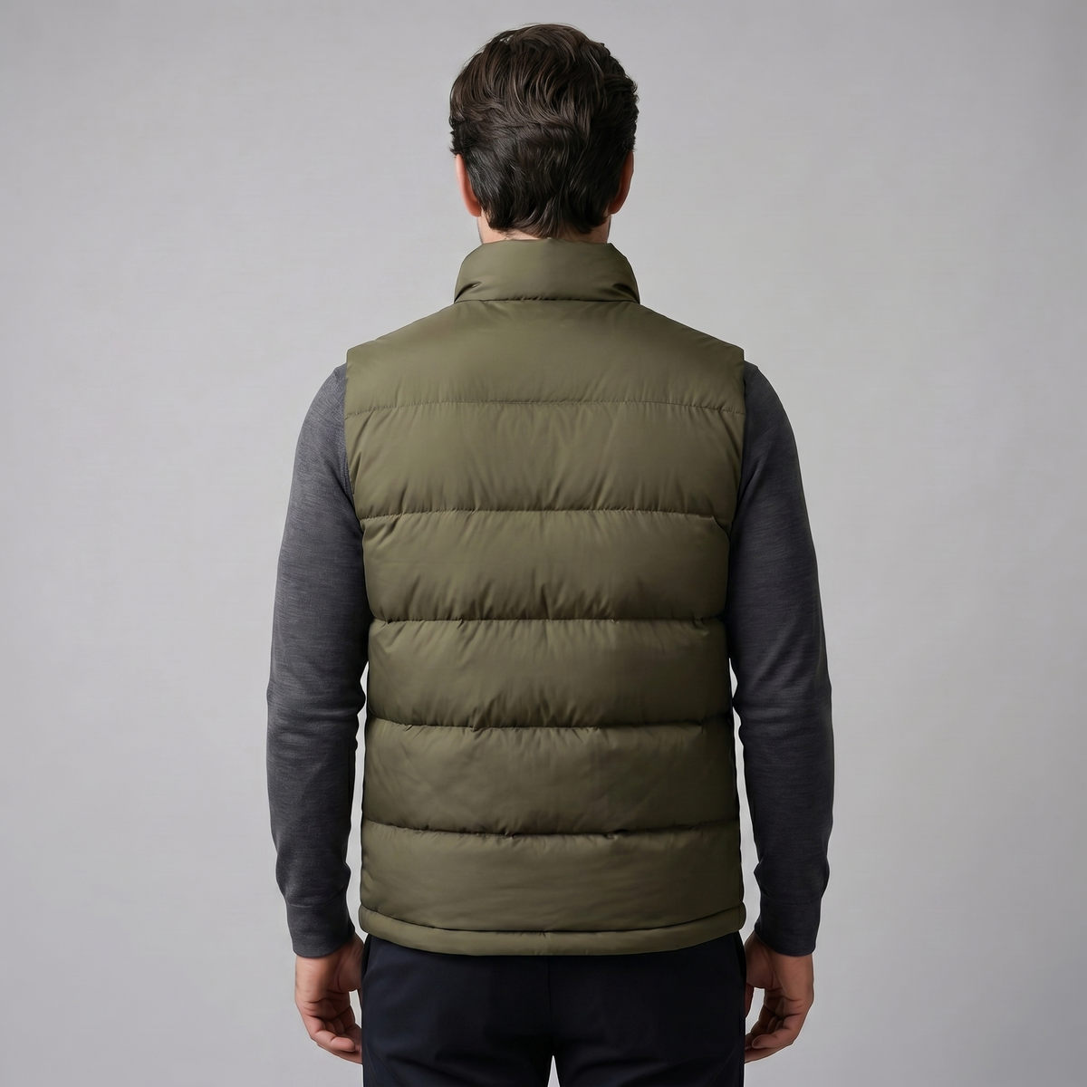 Henrik | Men's Quilted Stand-Collar Gilet with Zip Pockets