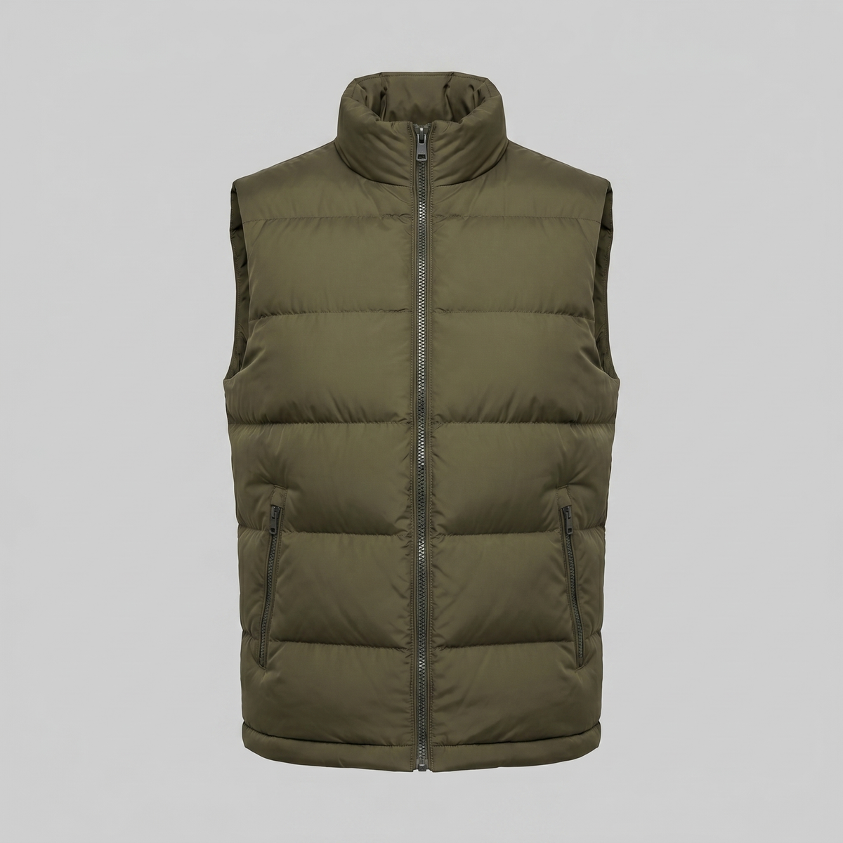 Henrik | Men's Quilted Stand-Collar Gilet with Zip Pockets