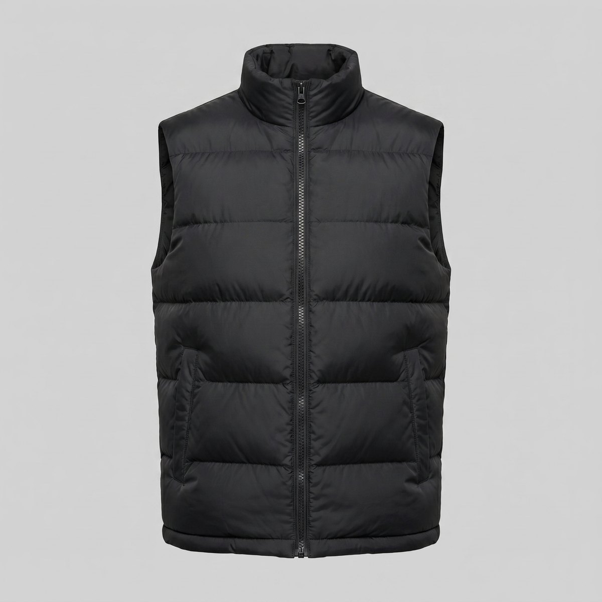 Henrik | Men's Quilted Stand-Collar Gilet with Zip Pockets