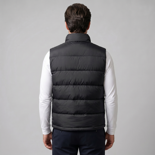 Henrik | Men's Quilted Stand-Collar Gilet with Zip Pockets