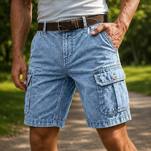 Boris | Men's Cargo Shorts with Patch Pockets