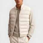 Hayes | Men's Quilted Sleeveless Puffer Vest with Stand-Up Collar