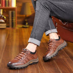 Reid | Men's Lace-Up Sneakers with Cushioned Sole