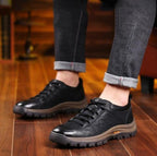 Reid | Men's Lace-Up Sneakers with Cushioned Sole