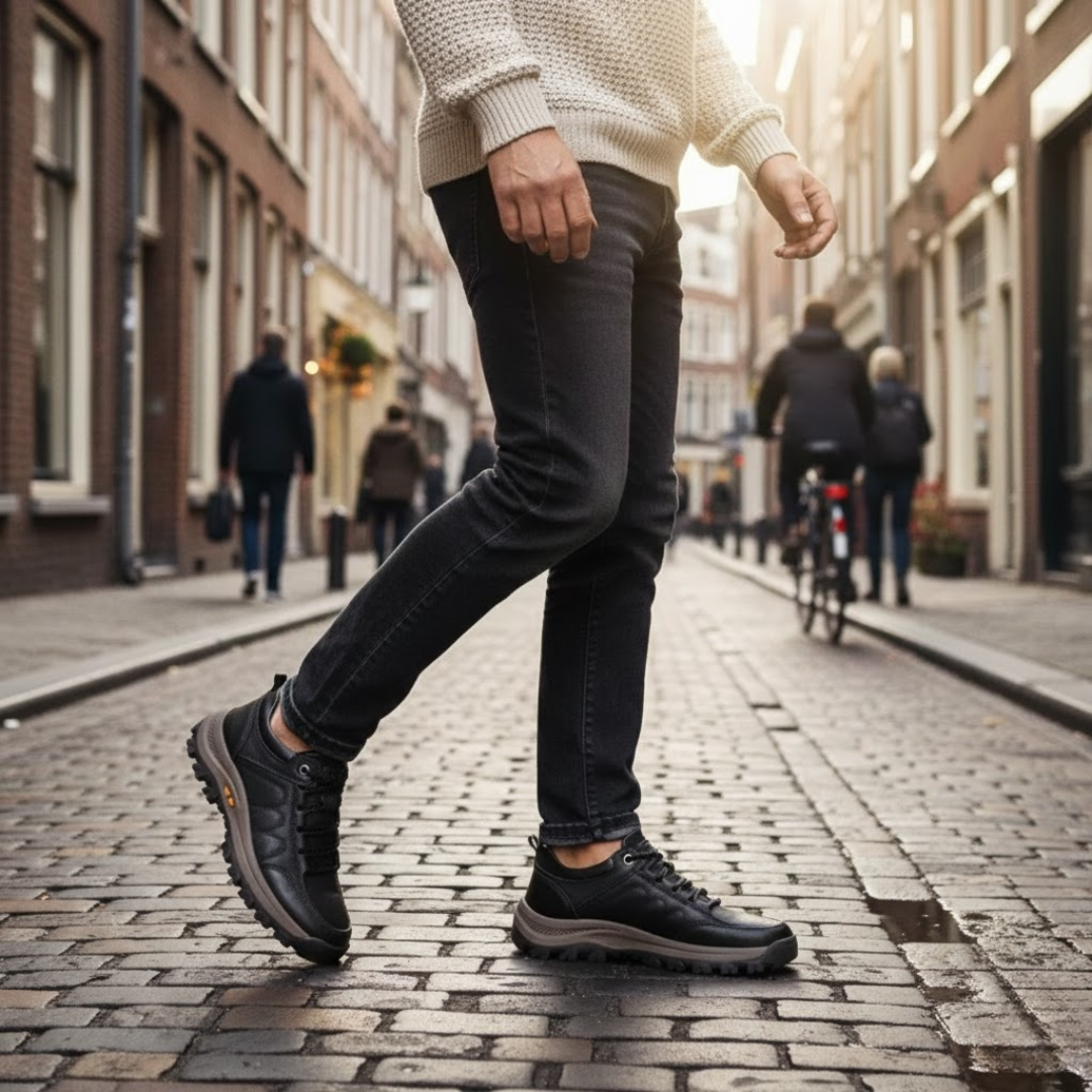 Reid | Men's Lace-Up Sneakers with Cushioned Sole