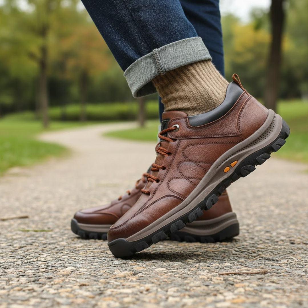 Reid | Men's Lace-Up Sneakers with Cushioned Sole