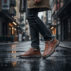 Reid | Men's Lace-Up Sneakers with Cushioned Sole