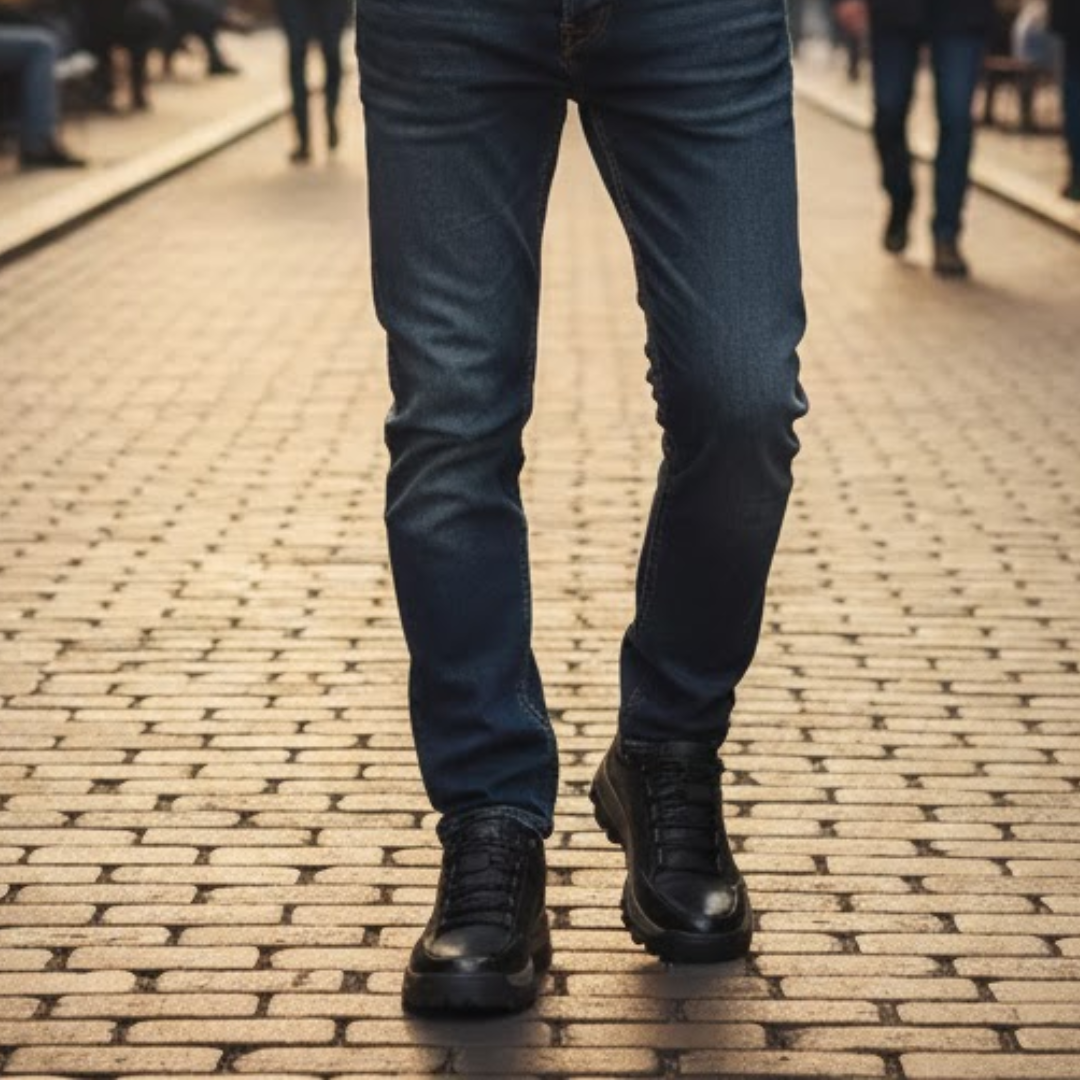 Reid | Men's Lace-Up Sneakers with Cushioned Sole