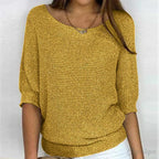 Asta | Women's Round Neck Ribbed Knit Top
